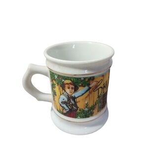 DM Ferry Seeds‎ VTG 1982 Advertising Mug 3.5" Porcelain Corner Store Collection